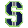 City Of Seattle S Logo Football Jersey Parody Embroidered Iron On Patch 