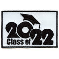 Class Of 2022 Script with Graduation Cap Embroidered Iron On Patch