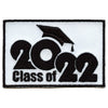 Class Of 2022 Script with Graduation Cap Embroidered Iron On Patch 