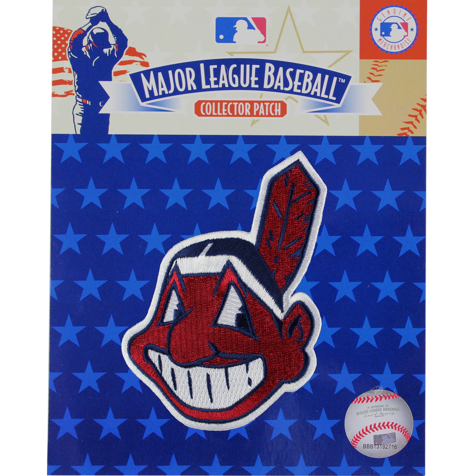 Cleveland Indians Chief Wahoo Jersey Sleeve Patch 