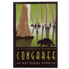 Congaree Forest Bear Patch Silhouette National Park Sublimated Embroidery Iron On
