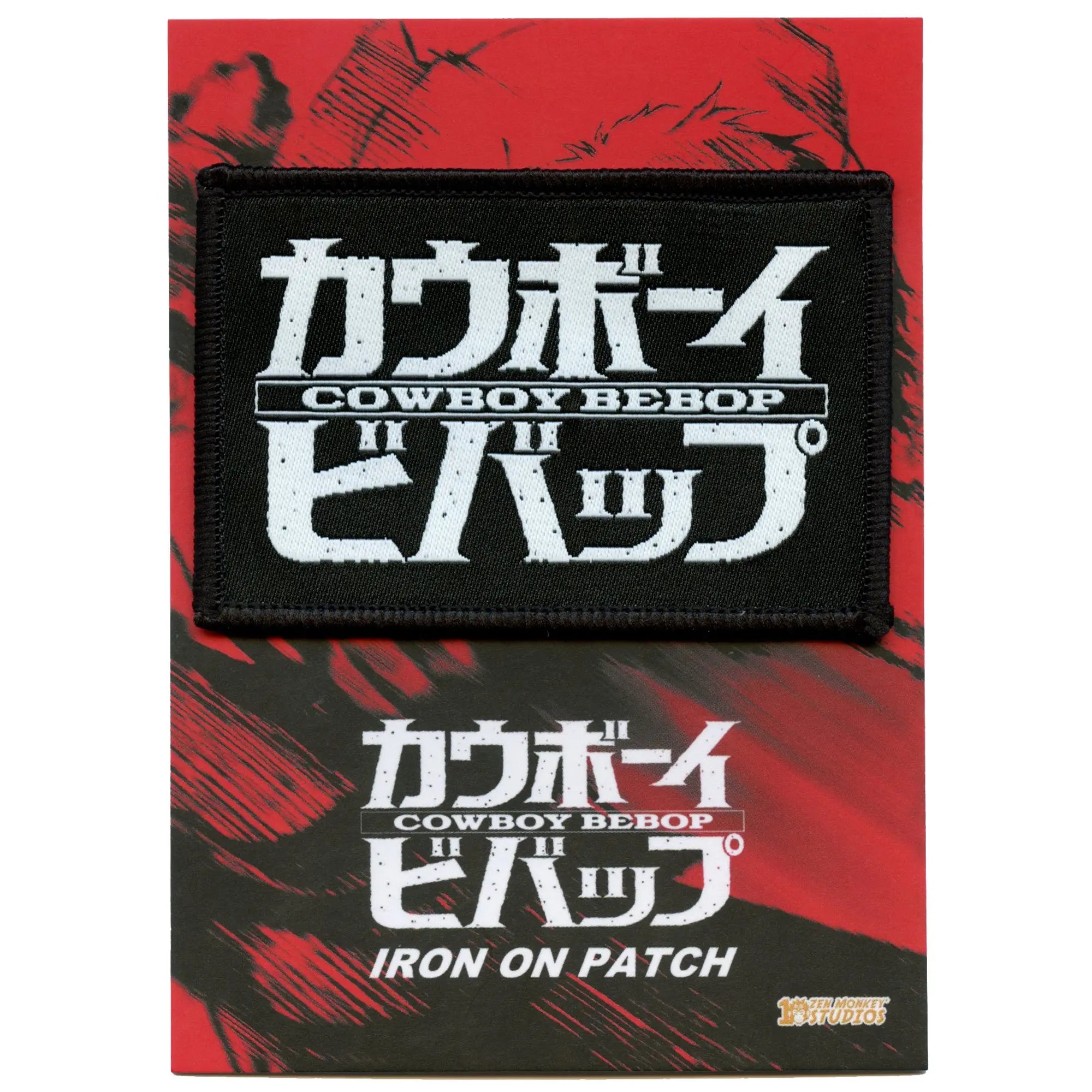 Cowboy Bebop Official Logo Patch Anime Bounty Western Woven Iron On Cowboy Bebop Official Logo Patch Anime Bounty Western Woven Iron On