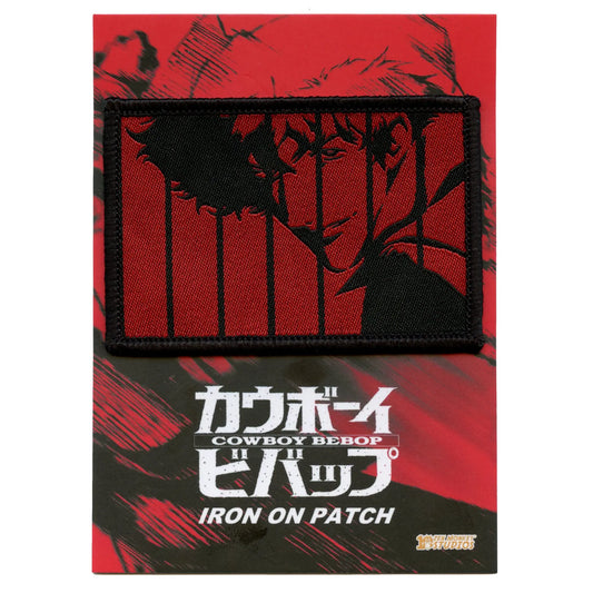 Cowboy Bebop Spike Red Patch Anime Bounty Western Woven Iron On