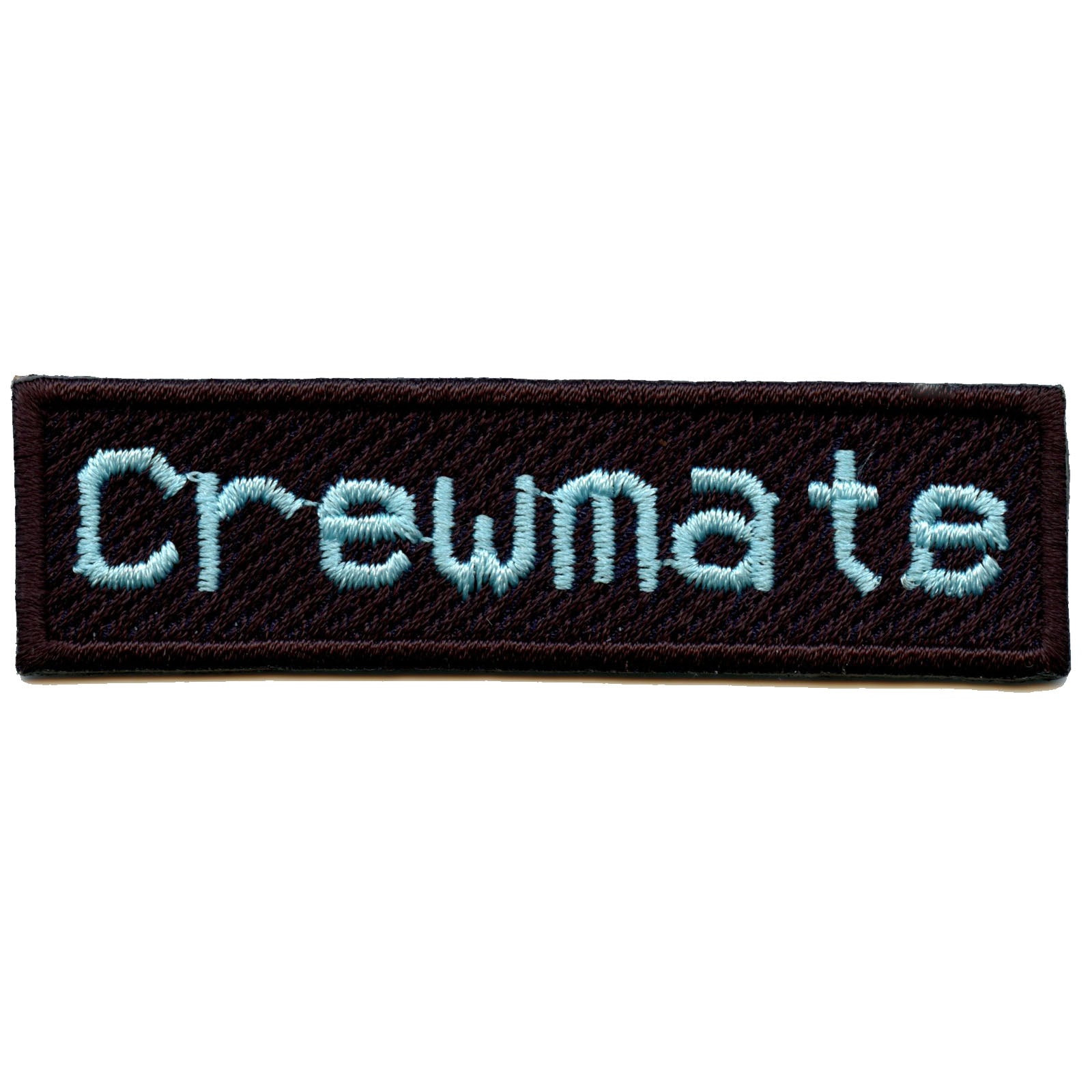 Crewmate Box Logo Embroidered Iron On Patch 