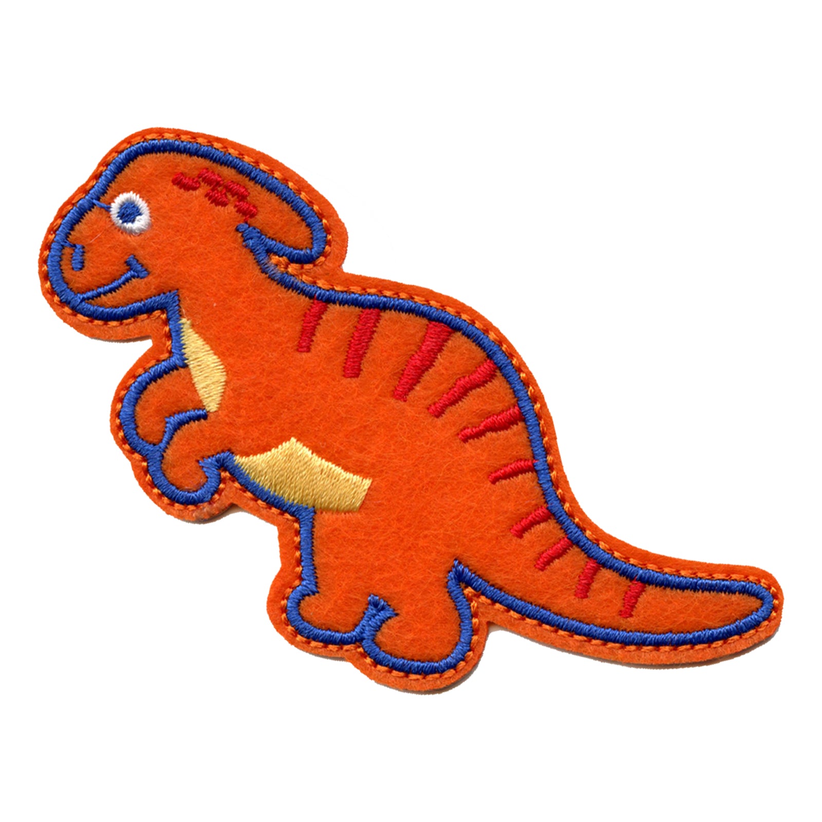 Cute Parasaurolophus Dinosaur Embroidered Iron on Patch 