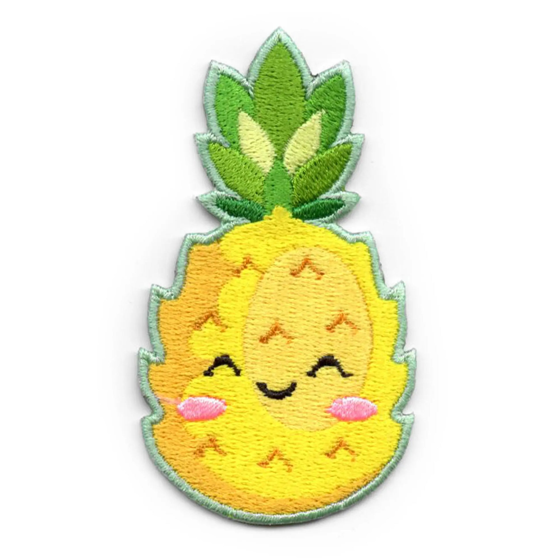Kawaii Baby Pineapple Fruit Patch Happy Cute Food Embroidered Iron On