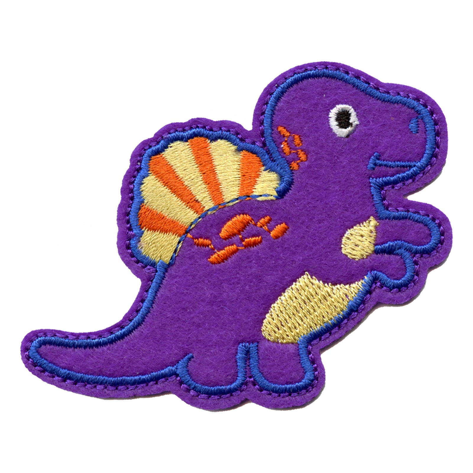 Cute Spinosaurus Dinosaur Embroidered Iron on Patch – Patch Collection