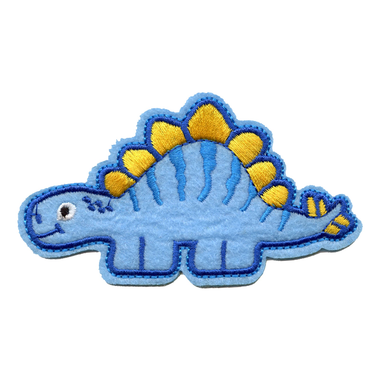 Cute Stegosaurus Dinosaur Embroidered Iron on Patch 