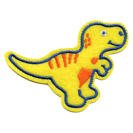 Cute T-Rex Dinosaur Embroidered Iron on Patch 