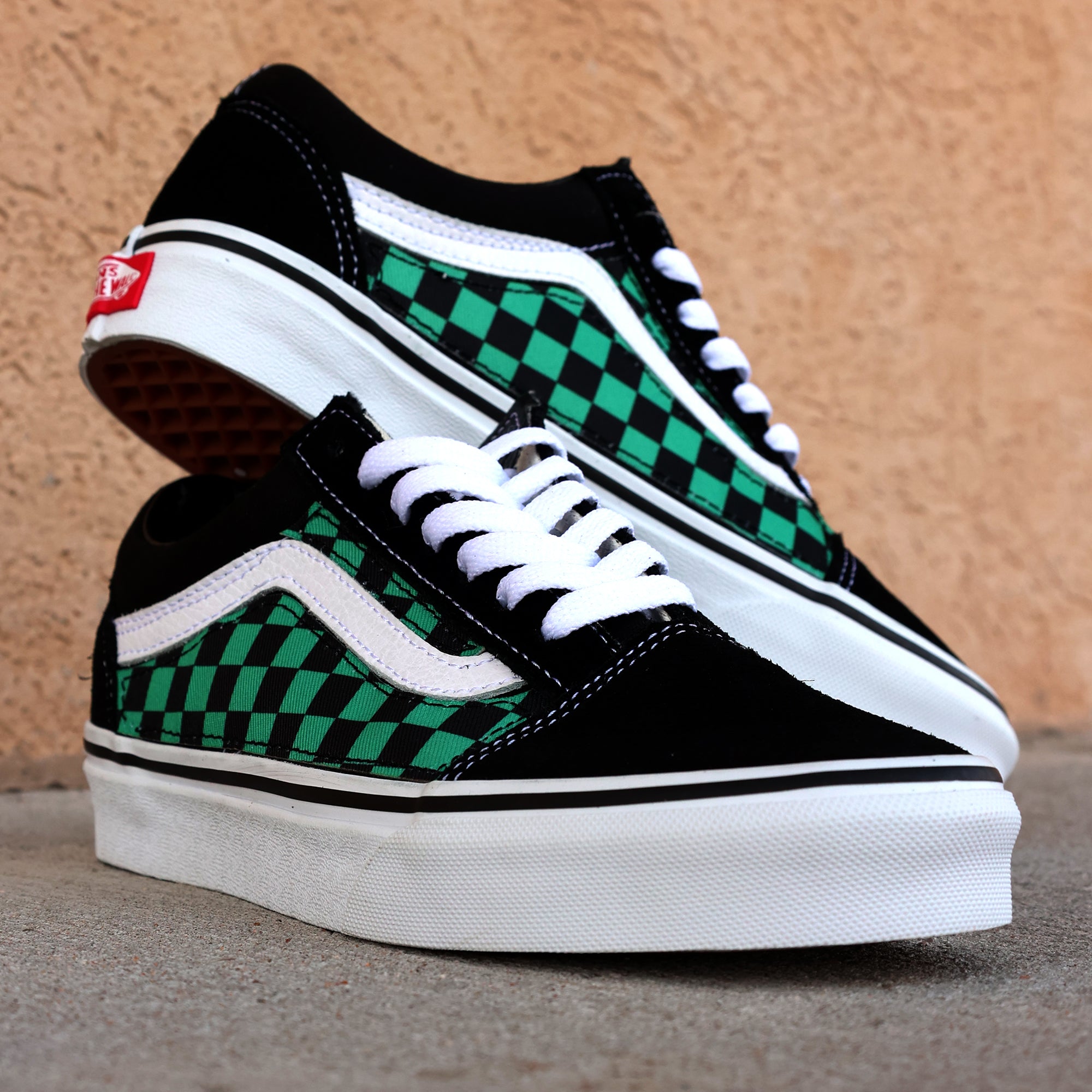 Checkered vans for outlet men