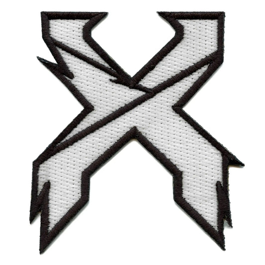 X EDM Artist Logo Patch Glow In The Dark Embroidered Iron On 