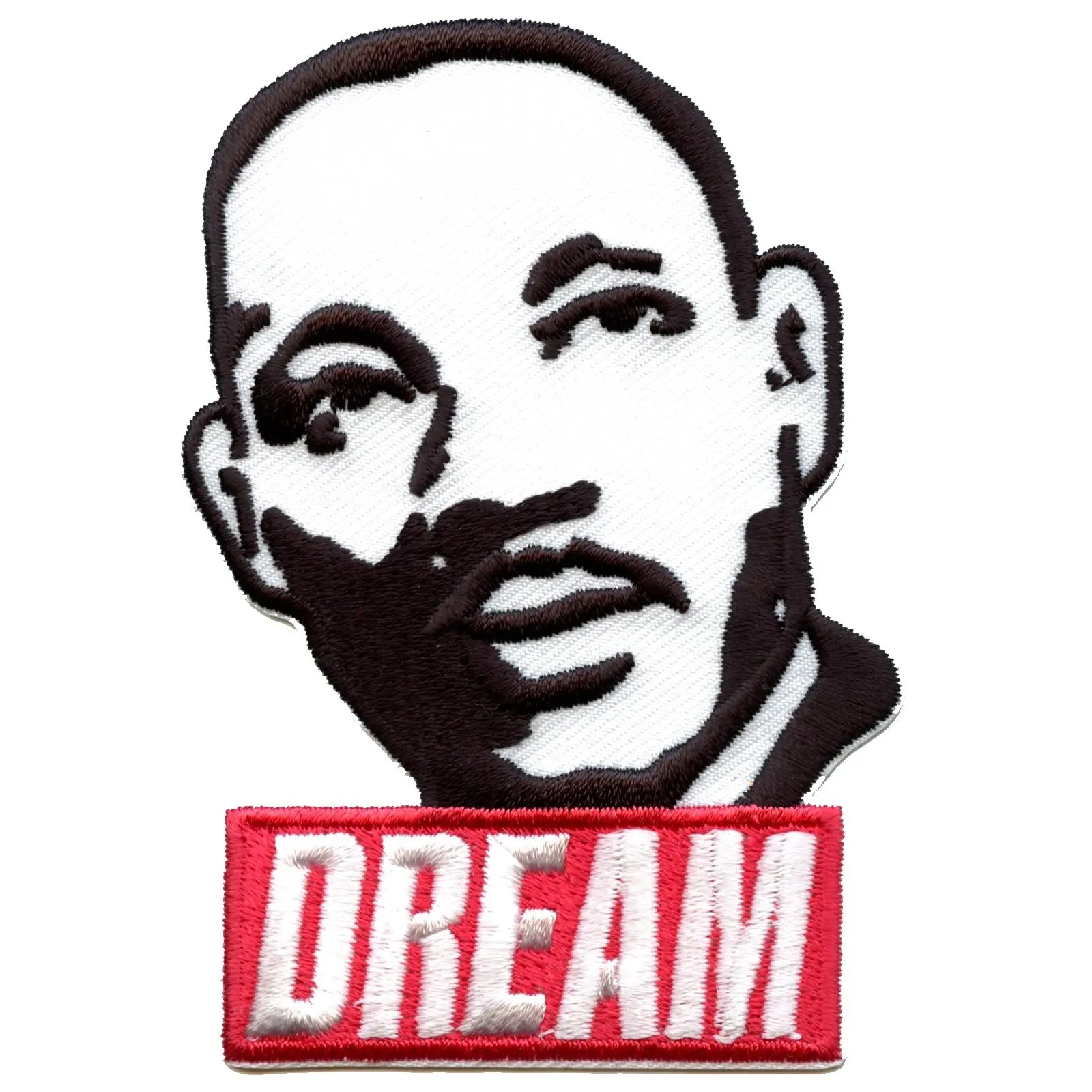 Martin Luther King Portrait Dream Embroidered Iron On Patch 