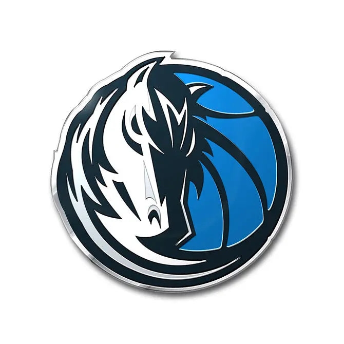 Dallas Mavericks NBA Colored Aluminum Car Auto Emblem 