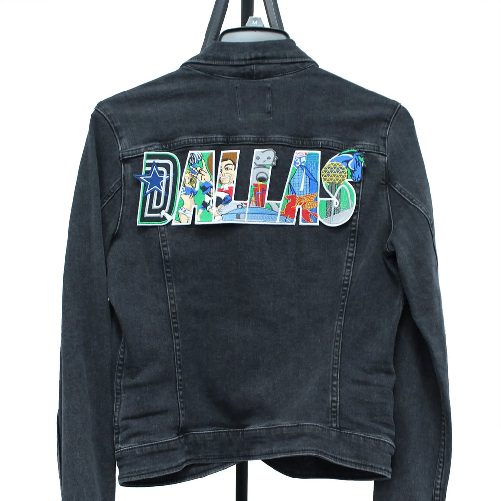 Dallas Texas Large Iconic Collage Patch Embroidered Iron On