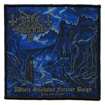 2018 Dark Funeral Where Shadows Forever Reign Woven Sew On Patch 