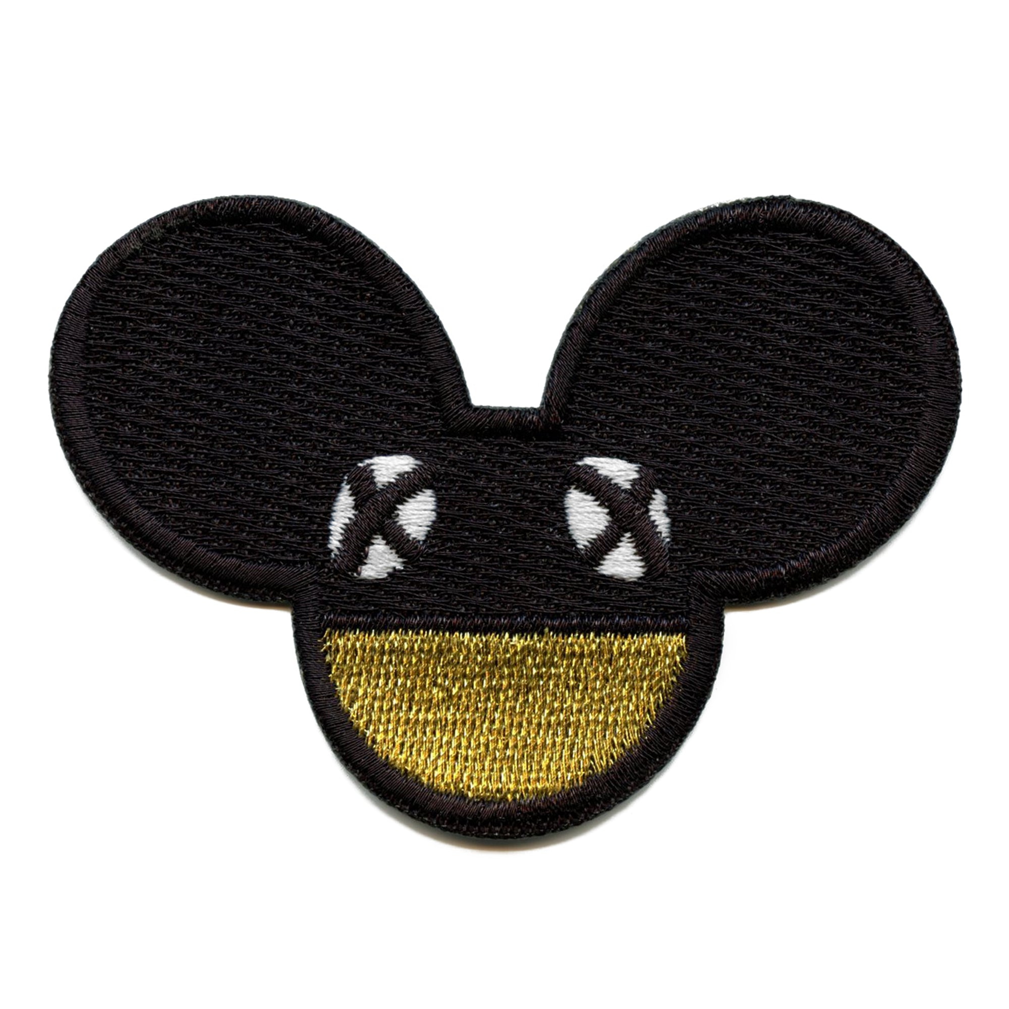 Dead Mouse Patch EDM Artist Logo Embroidered Iron On