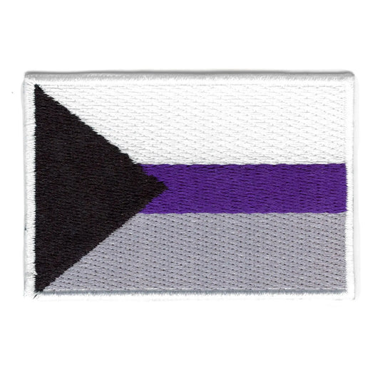 Demisexual Pride Flag Patch LGBTQ+ Embroidered Iron On 