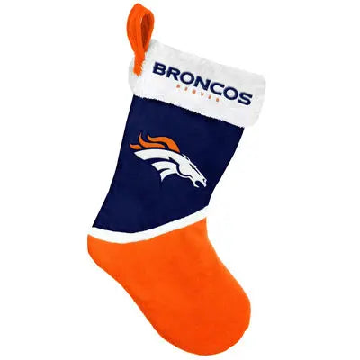 Denver Broncos NFL Team Colors Christmas Stocking 