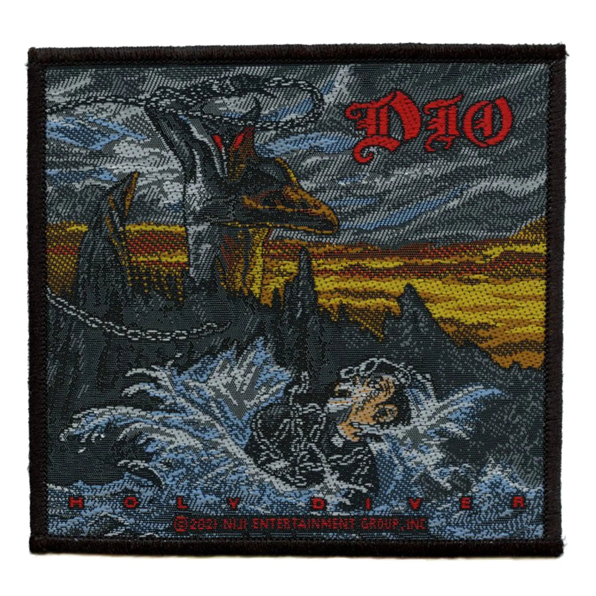 Dio Holy Diver Album Patch Murray Rock Band Woven Iron On