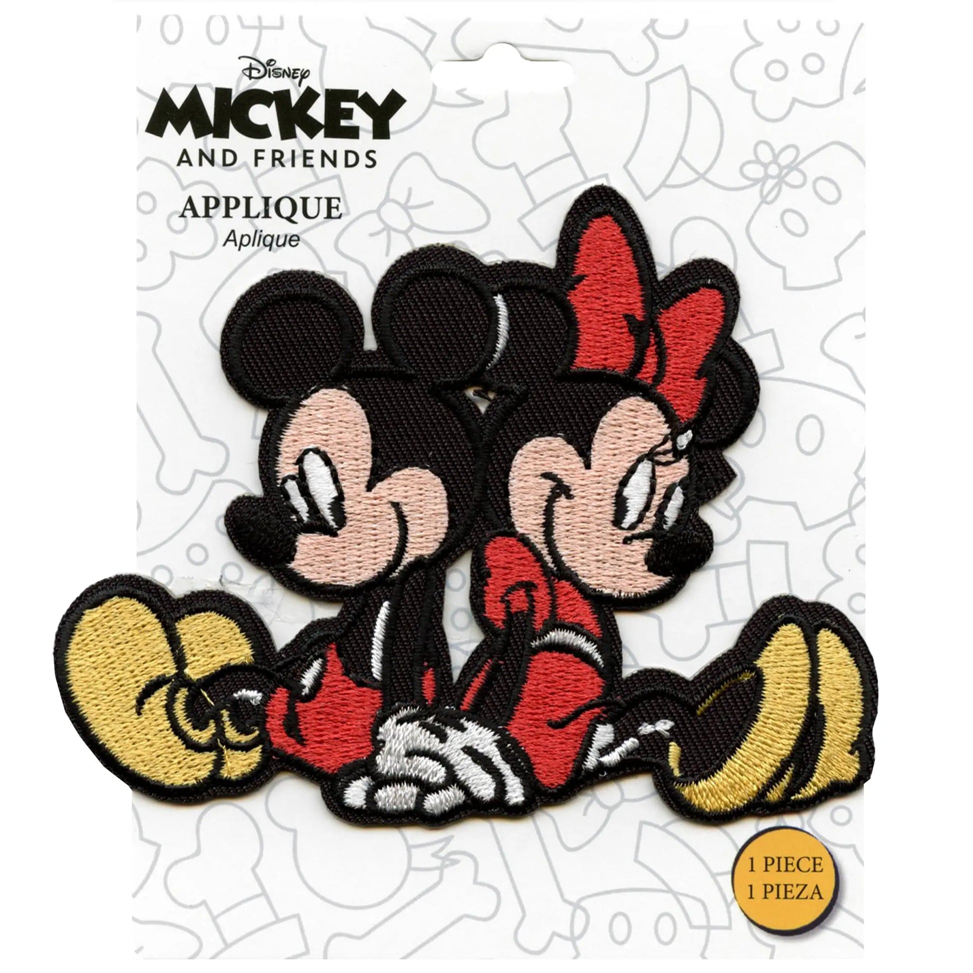 Disney Iron On Patch - Mickey Mouse Walt Disney World