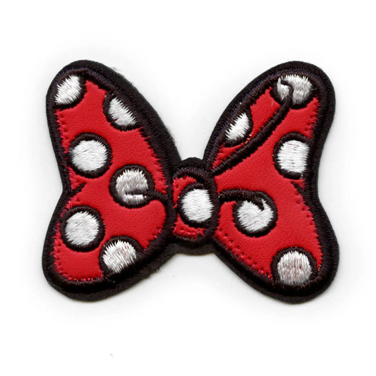 Disney Minnie Mouse Bow Patch Animals Kids Movie Embroidered Iron On