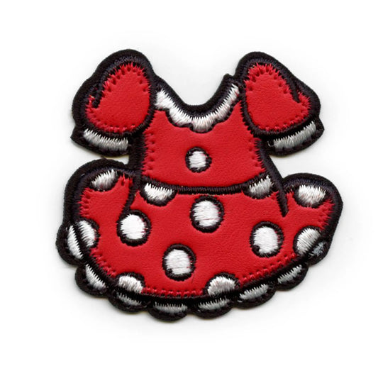 Disney Minnie Mouse Dress Patch Animals Kids Movie Embroidered Iron On