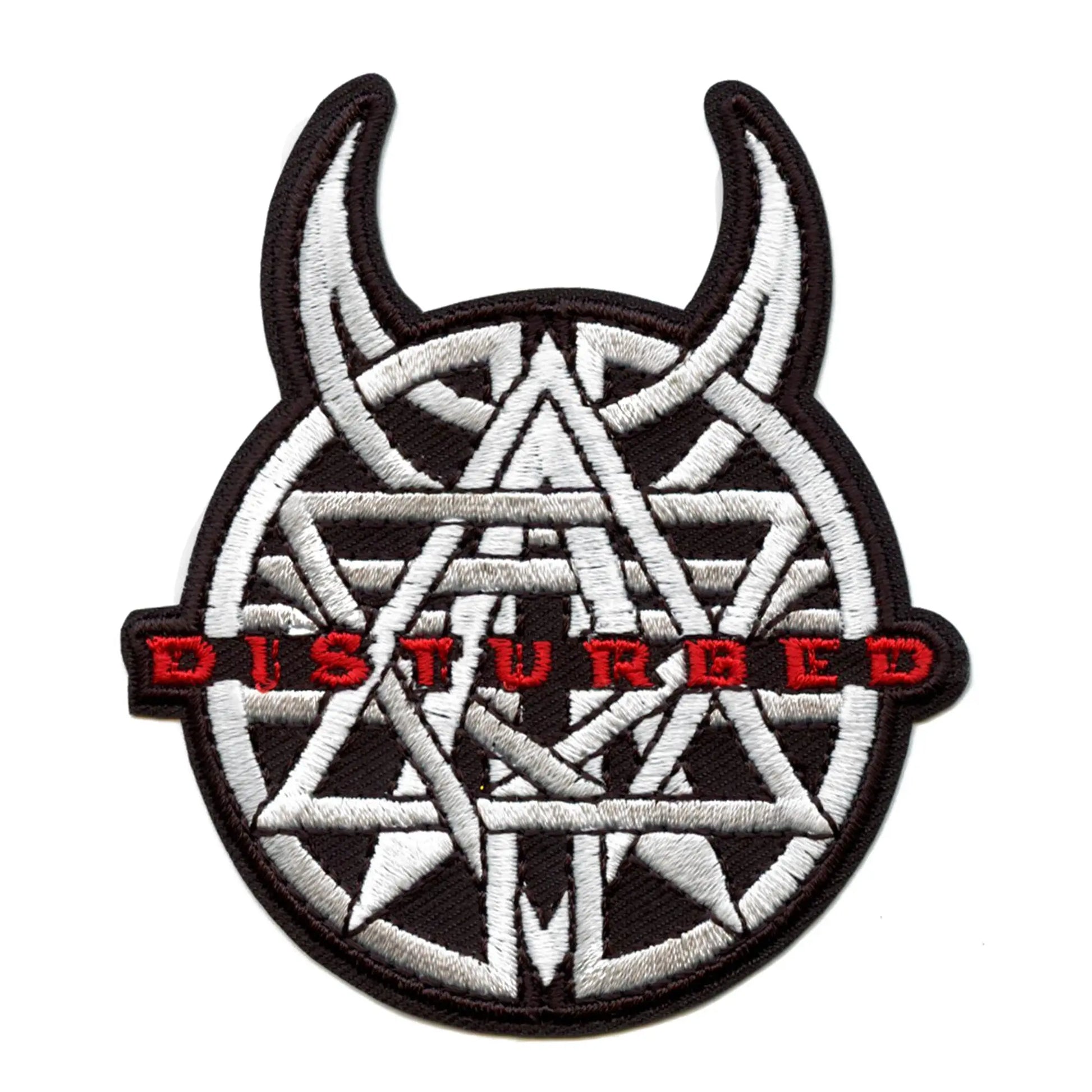 Disturbed Amulet Logo Patch Chicago Metal Band Embroidered Iron On