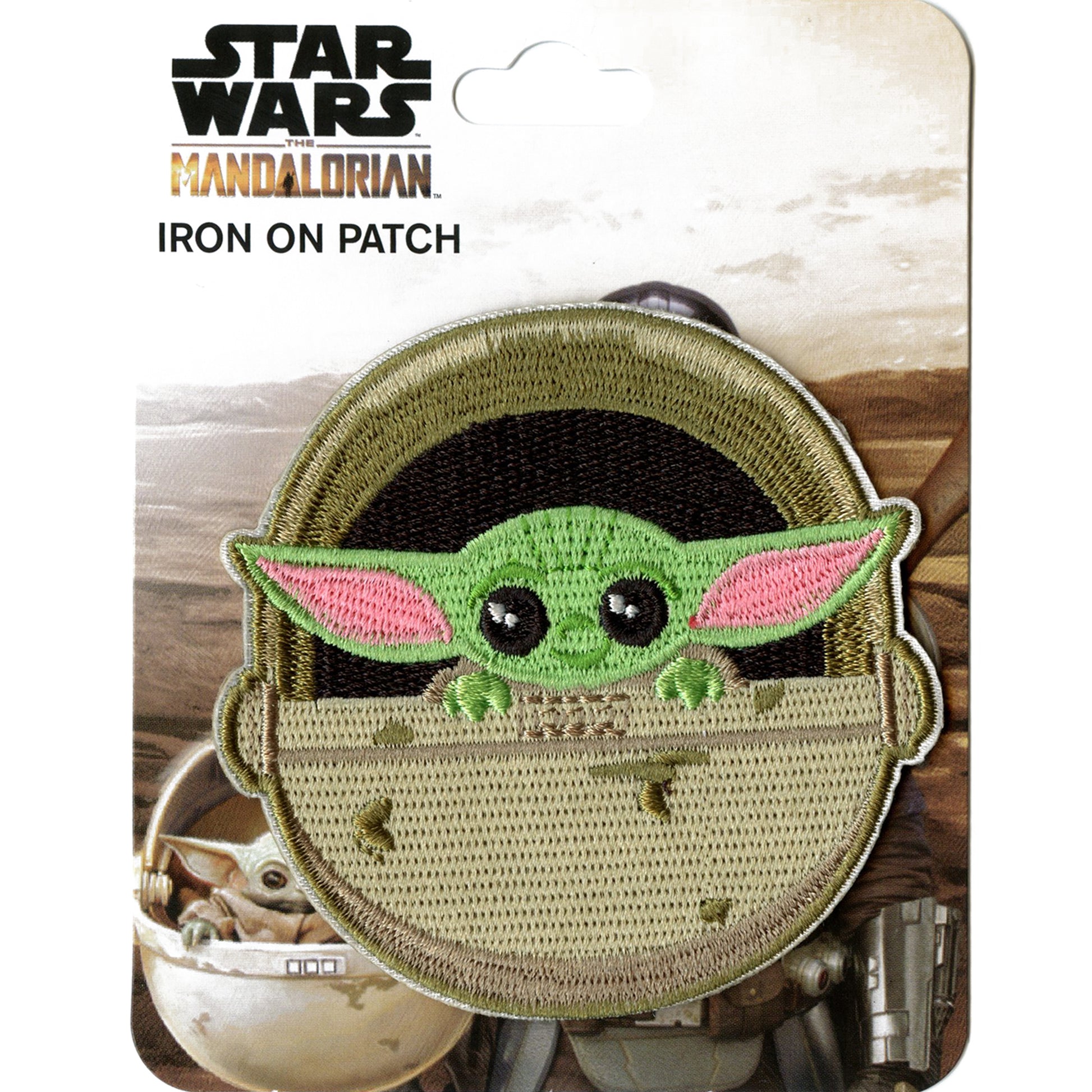 Star Wars The Mandalorian Grogu Baby Yoda The Child Iron On Patch 