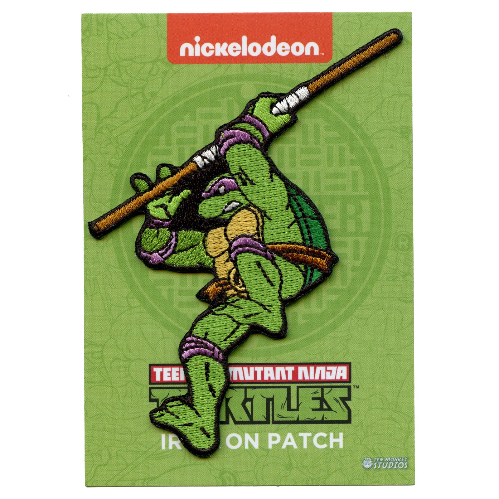 Teenage Mutant Ninja Turtles Donatello Embroidered Iron On Patch 