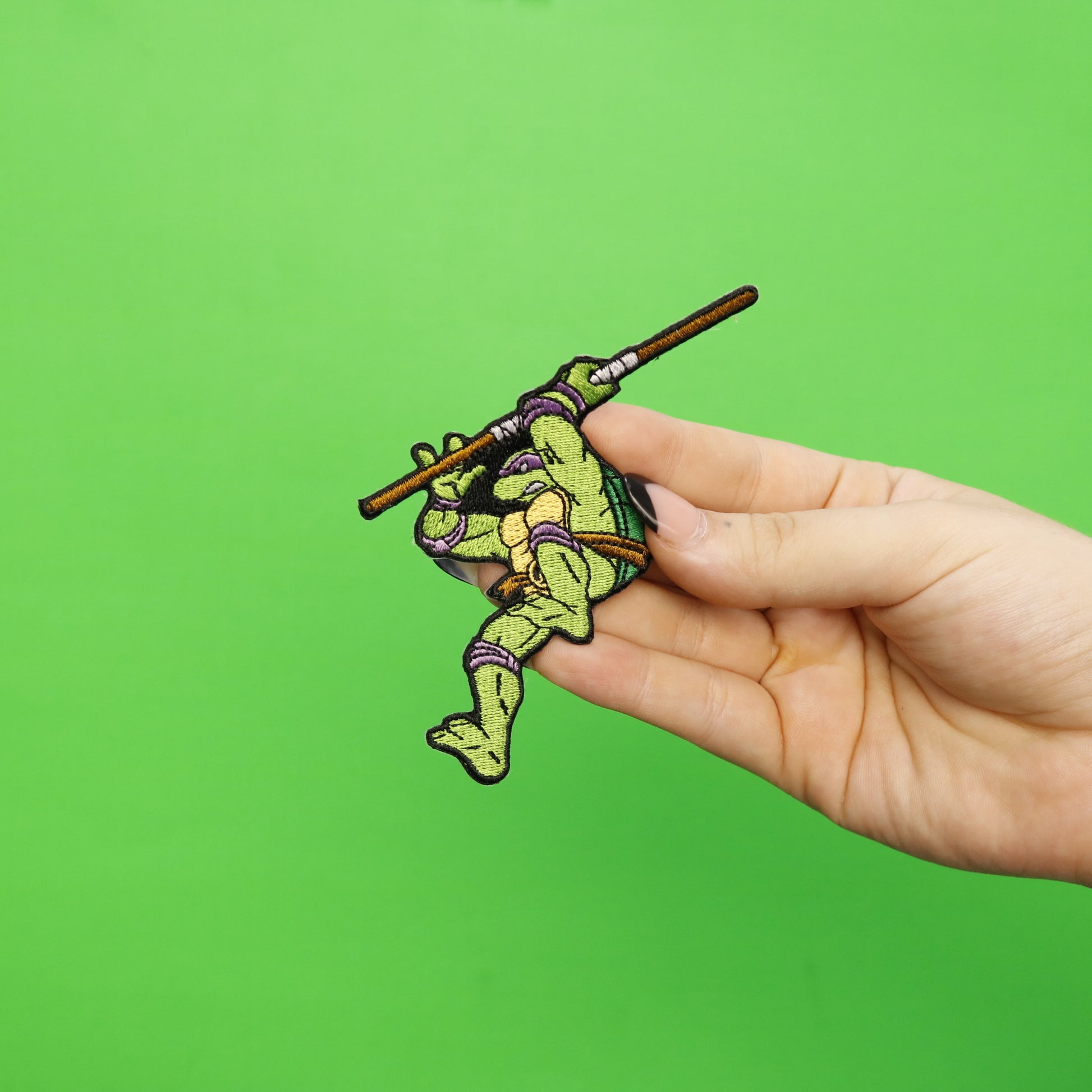 Teenage Mutant Ninja Turtles Donatello Embroidered Iron On Patch 