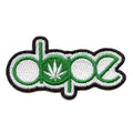 Dope With Leaf  Patch Weed Lover Embroidered Iron On