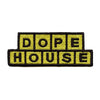 Dope House Diner Parody Patch Popular Script Culture Embroidered Iron On 