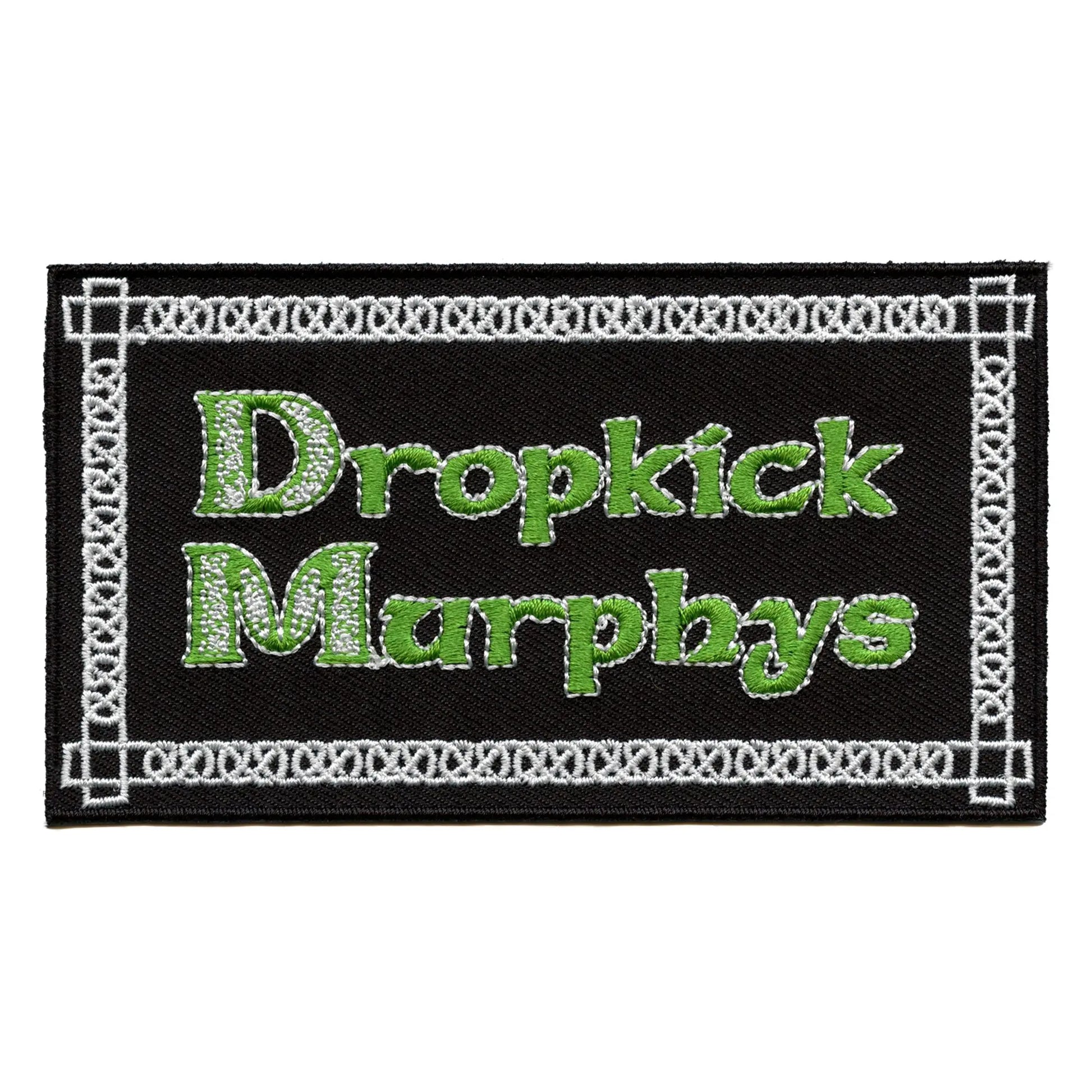 Dropkick Murphys Logo Patch Celtic Punk Rock Embroidered Iron On 