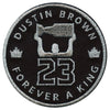 2023 Los Angeles Kings Dustin Brown Retirement Ceremony Jersey Patch Forever A King
