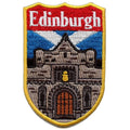 Edinburgh Scotland Shield Embroidered Iron On Patch