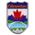 Edmonton Canada Shield Embroidered Iron On Patch