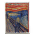 Small The Scream Patch Edvard Munch Embroidered Iron On
