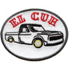 El Cuh With Lowrider Truck Embroidered Iron On Patch 