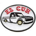 El Cuh With Lowrider Truck Embroidered Iron On Patch
