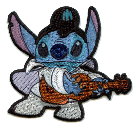 Official Lilo And Stitch: Elvis Stitch Embroidered Iron On Applique Patch 