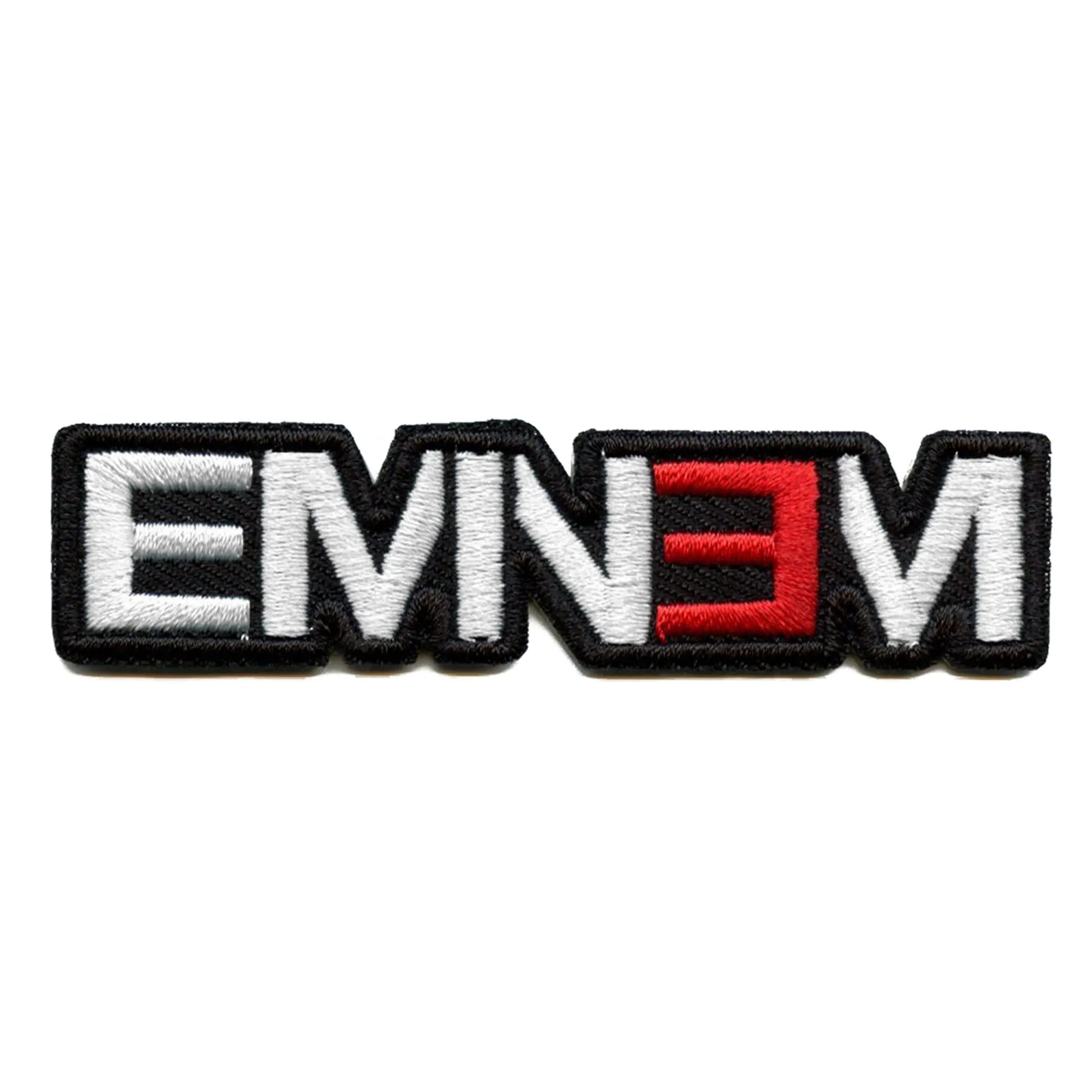 Eminem Cut Out Logo Patch Hip Hop Rapper Album Embroidered Iron On