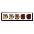 Solidarity Emoji Fists Embroidered Iron On Patch