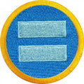 Equality Scout Merit Badge Embroidered Iron-on Patch 