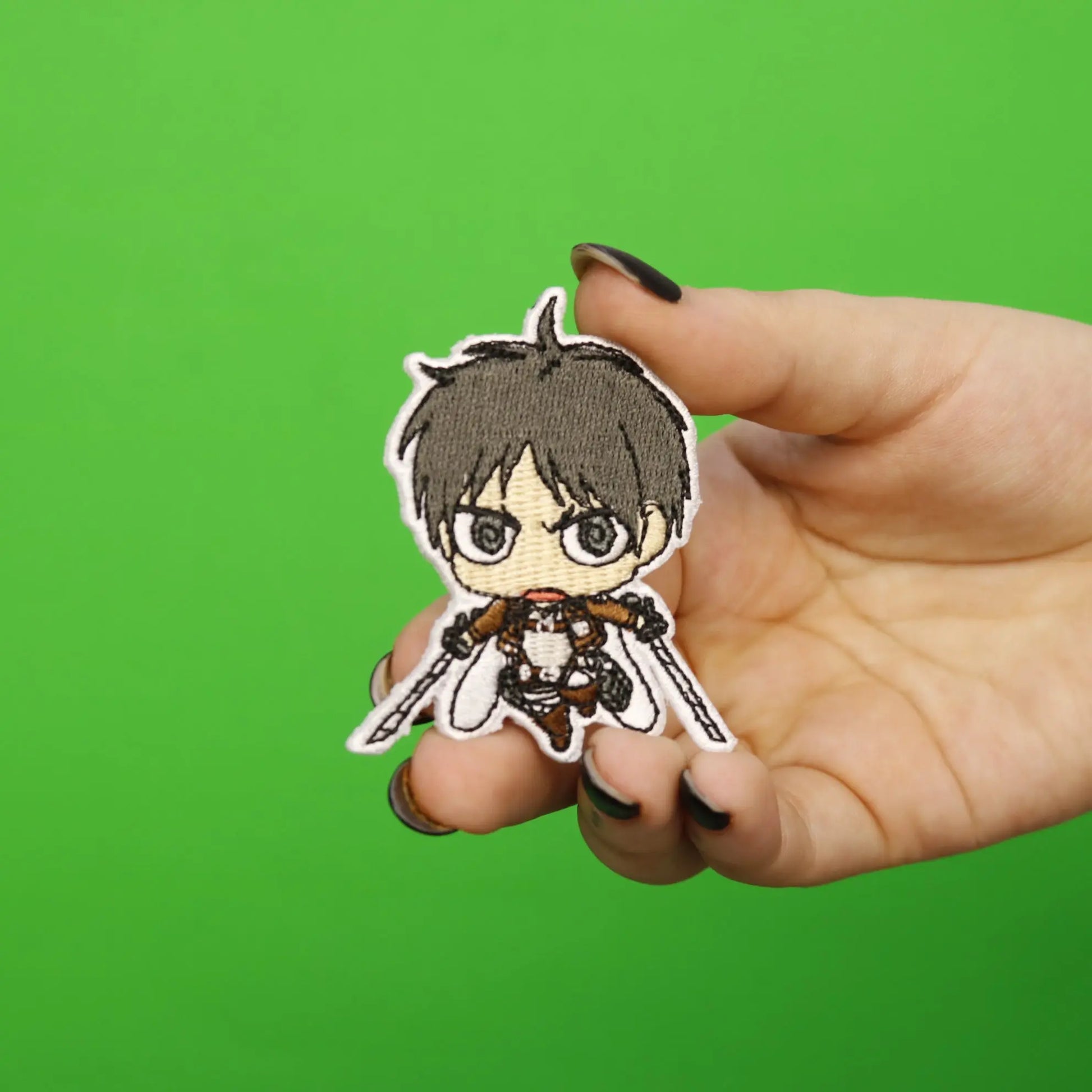 Attack On Titan Anime Eren Embroidered Iron On Patch – Patch