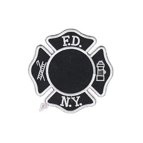 FDNY Fire Department City of New York Black and White Patch