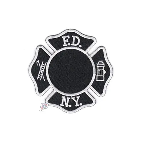 FDNY Fire Department City of New York Black and White Patch 