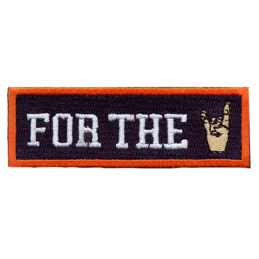 Houston Sports Team Slogan For The H Hand Box Logo Embroidered Iron On Patch 
