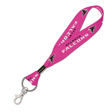 Atlanta Falcons Lanyard Key Strap (Pink) 