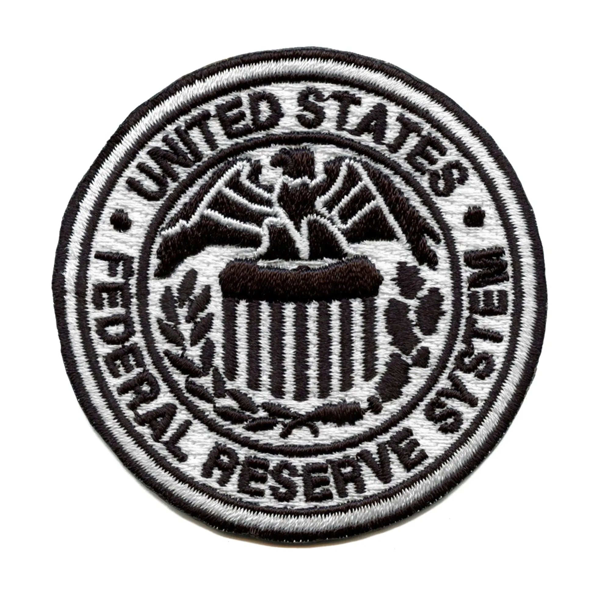 Federal Reserve System Patch Government Money Bank Embroidered Iron On