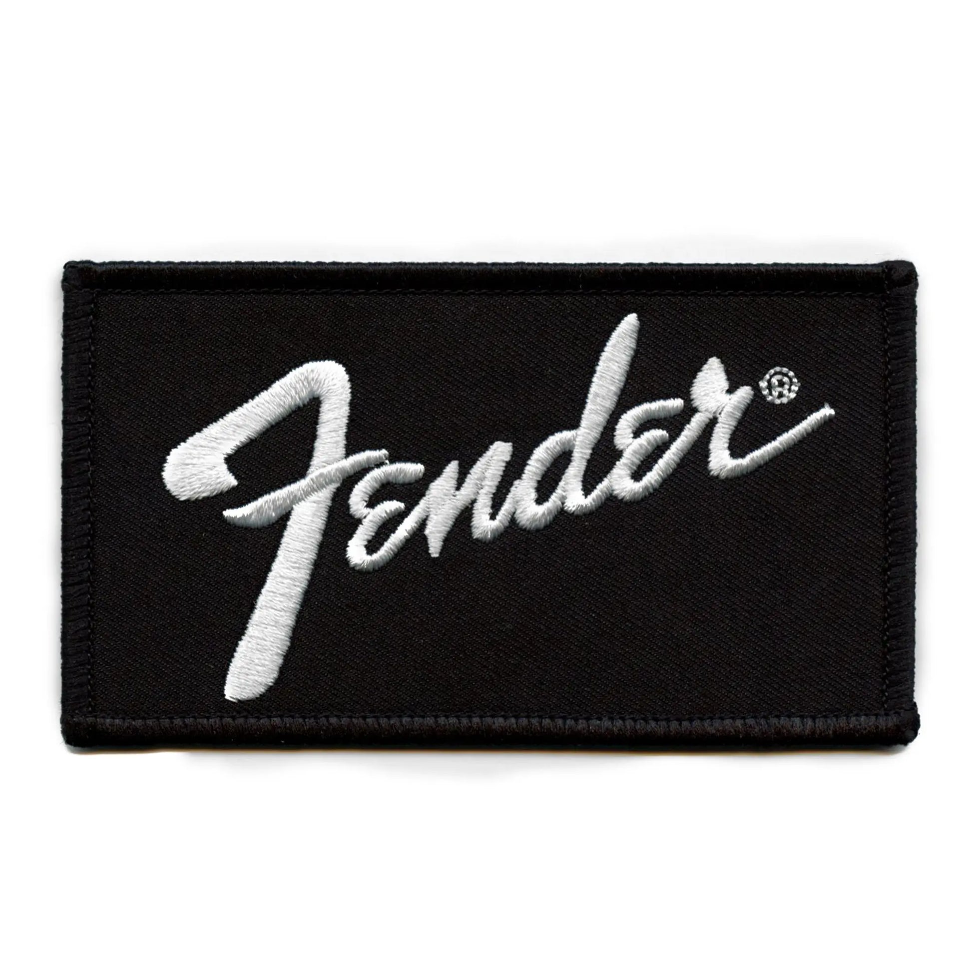 Fender Standard Logo Patch Guitar Brand Embroidered Iron On